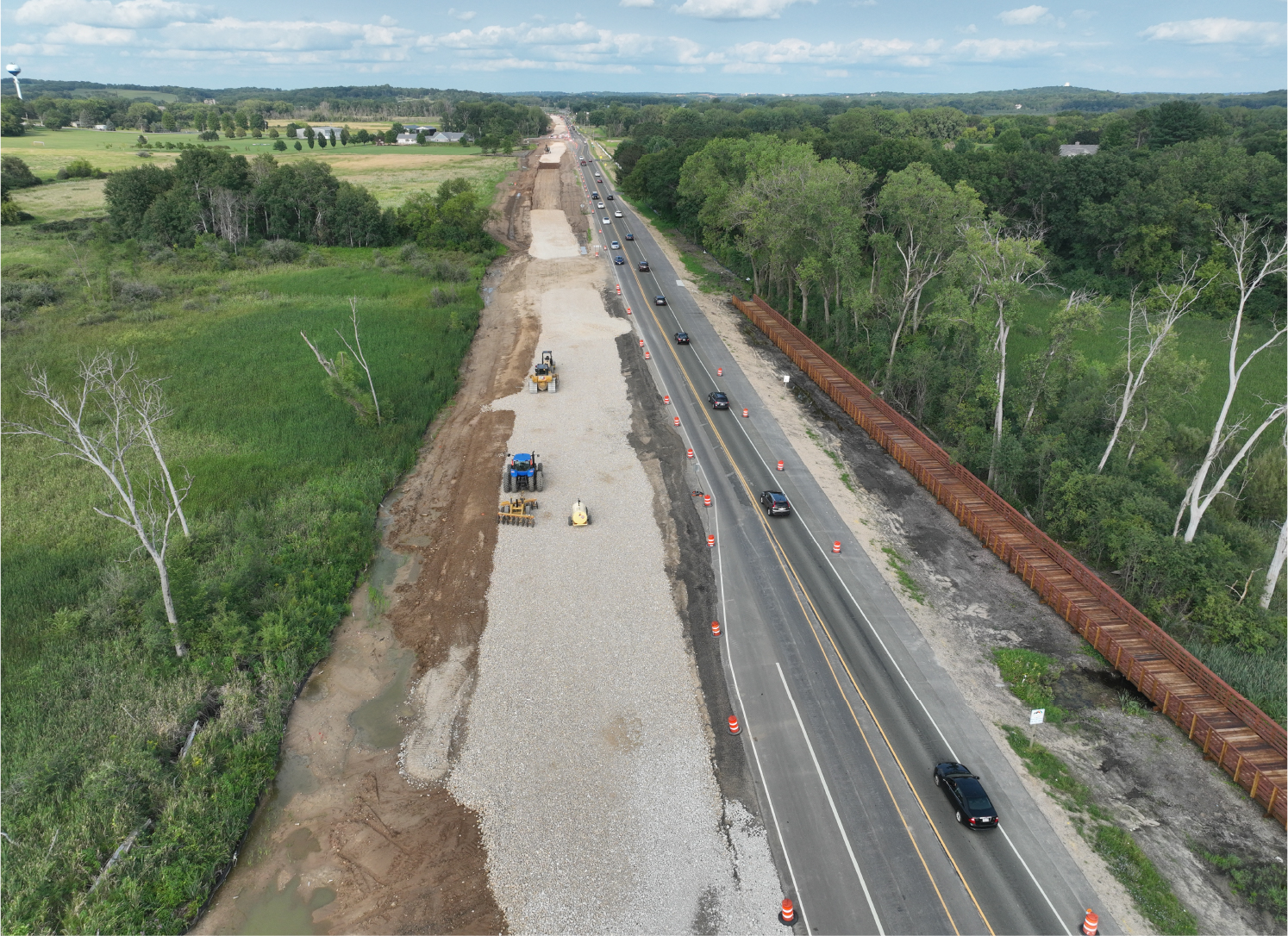 CTH M Road Construction